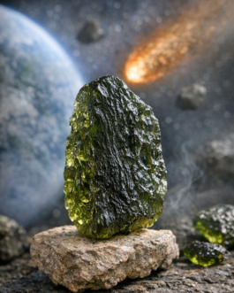 Pierre Moldavite Authentique – Cristal Énergétique Rare