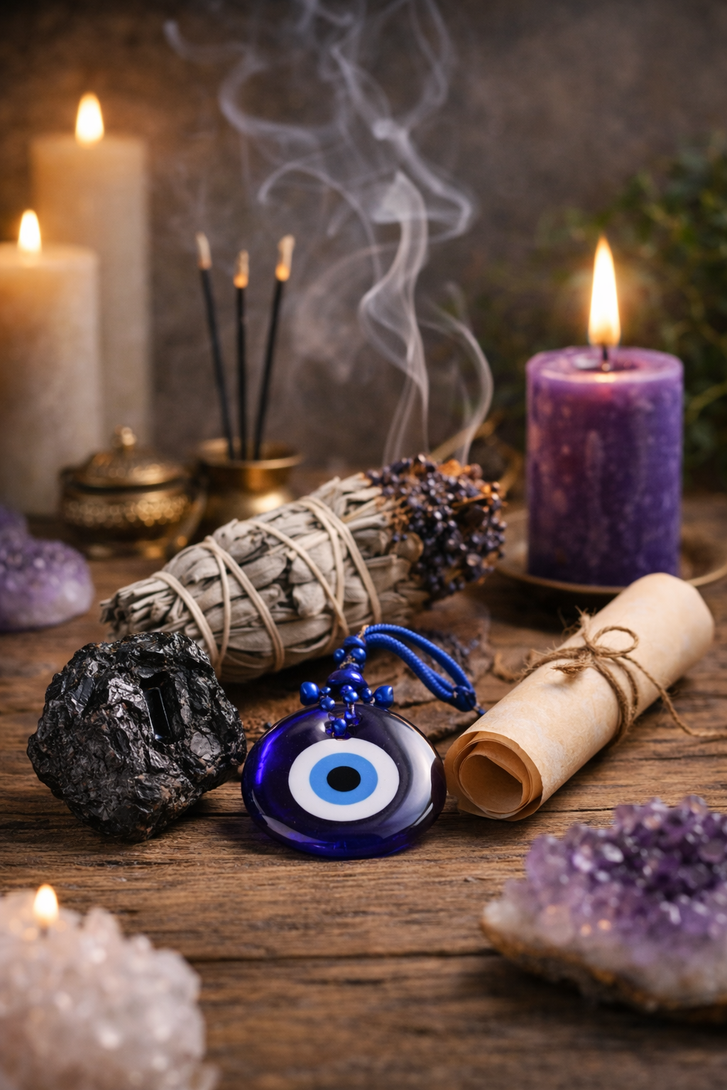 Kit Protection Contre Mauvais Œil – Purification Spirituelle et Protection Énergétique