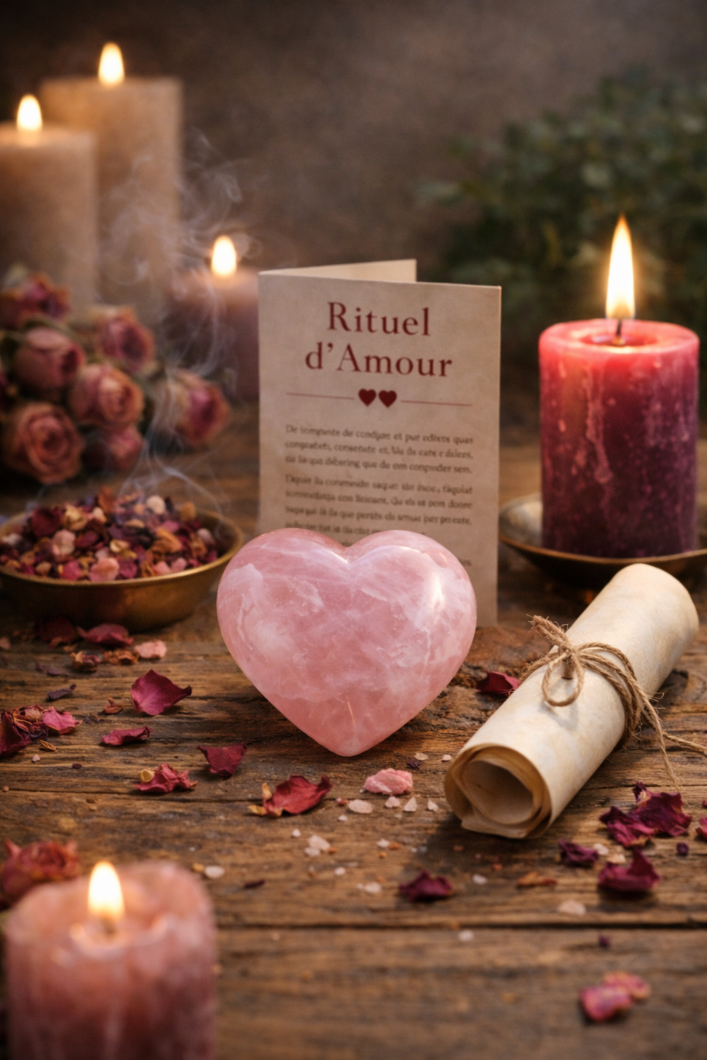 coffret rituel amour – harmonie et attraction